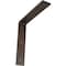 Ekena Millwork Hamilton Steel Bracket, Hammered Brown 2"W x 10"D x 10"H BKTM02X10X10HAHBR - alternate 1